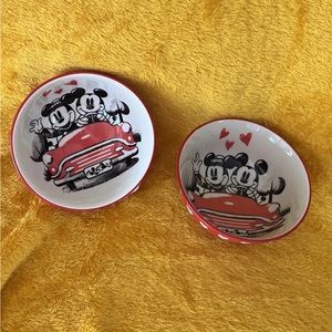 Minnie and Mickey small bowls